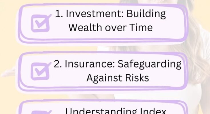 what is the difference between insurance and investment